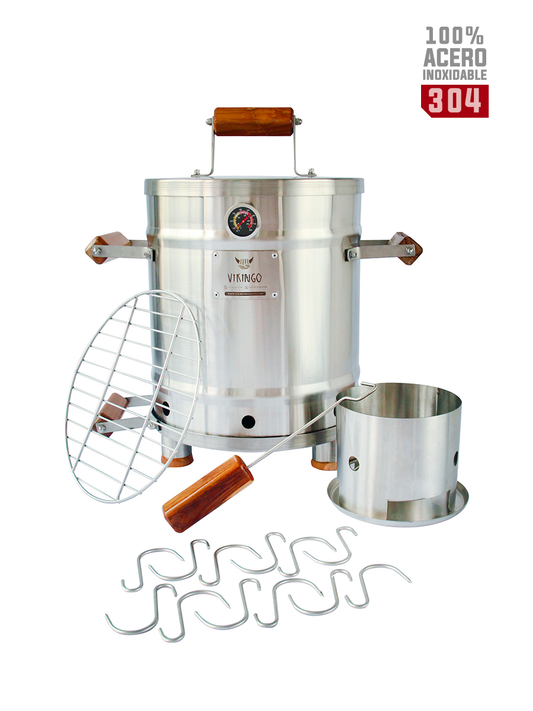Barril Asador Pequeño Premium de 7 Kg | Vikingo Barriles México