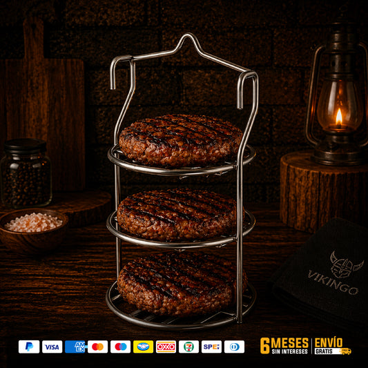 Hamburguesera - Multiusos para Barril Asador | Vikingo Barriles México