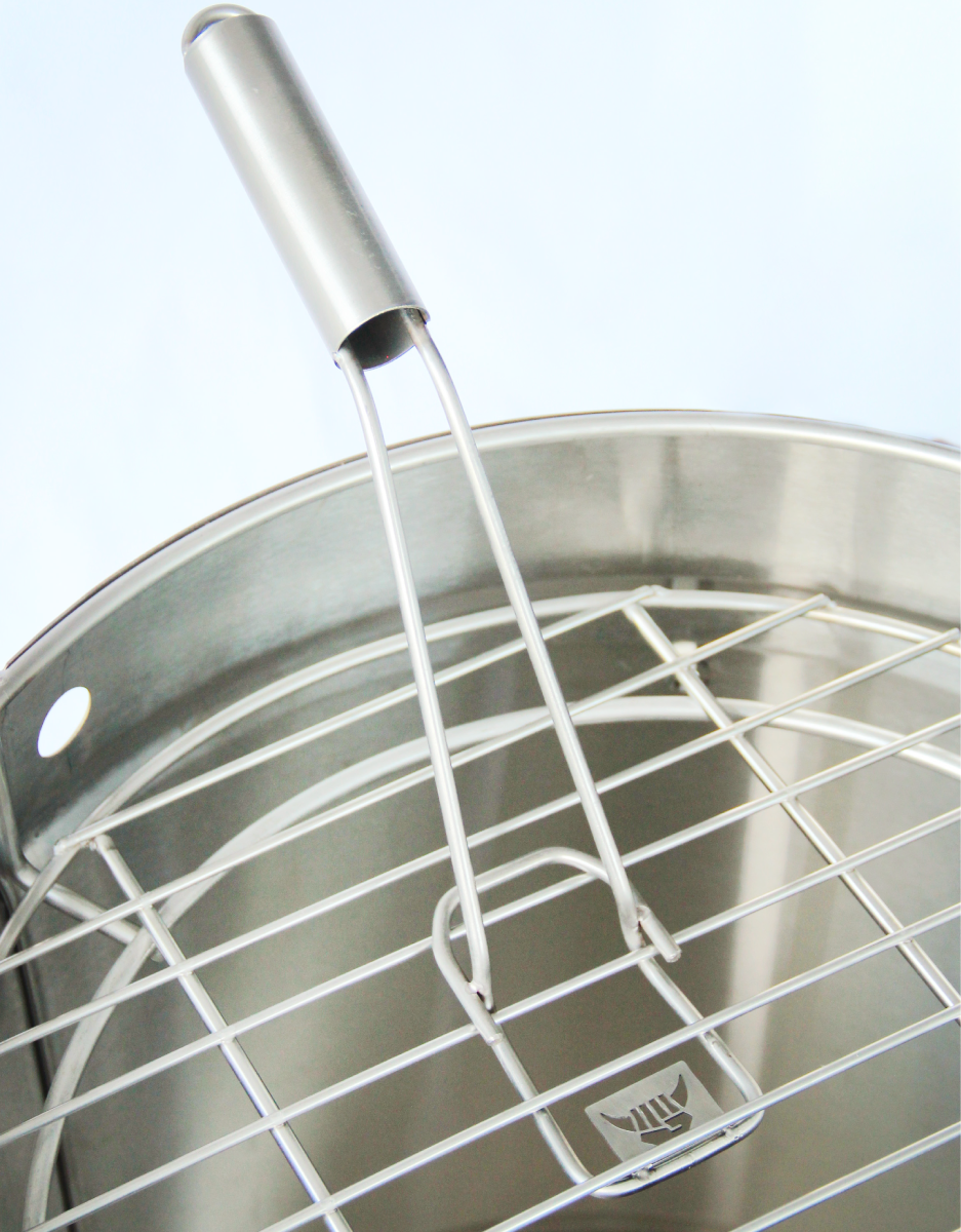 Combo Barril Asador Grande de 17 Kg con Termometro Inteligente