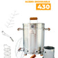 Combo Barril Asador Mediano con Termómetro Inteligente | 12,7 Kg
