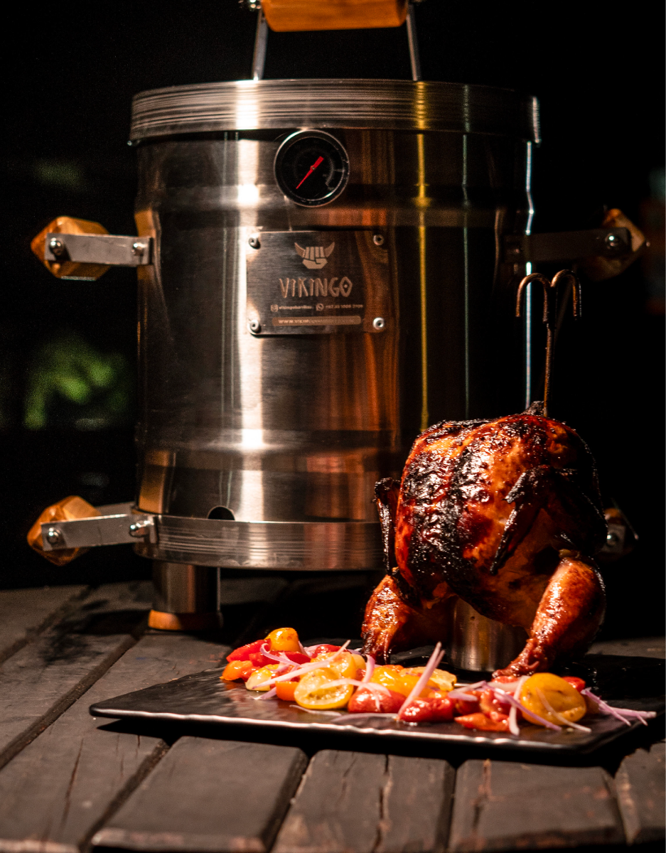 Combo Barril Asador Mediano