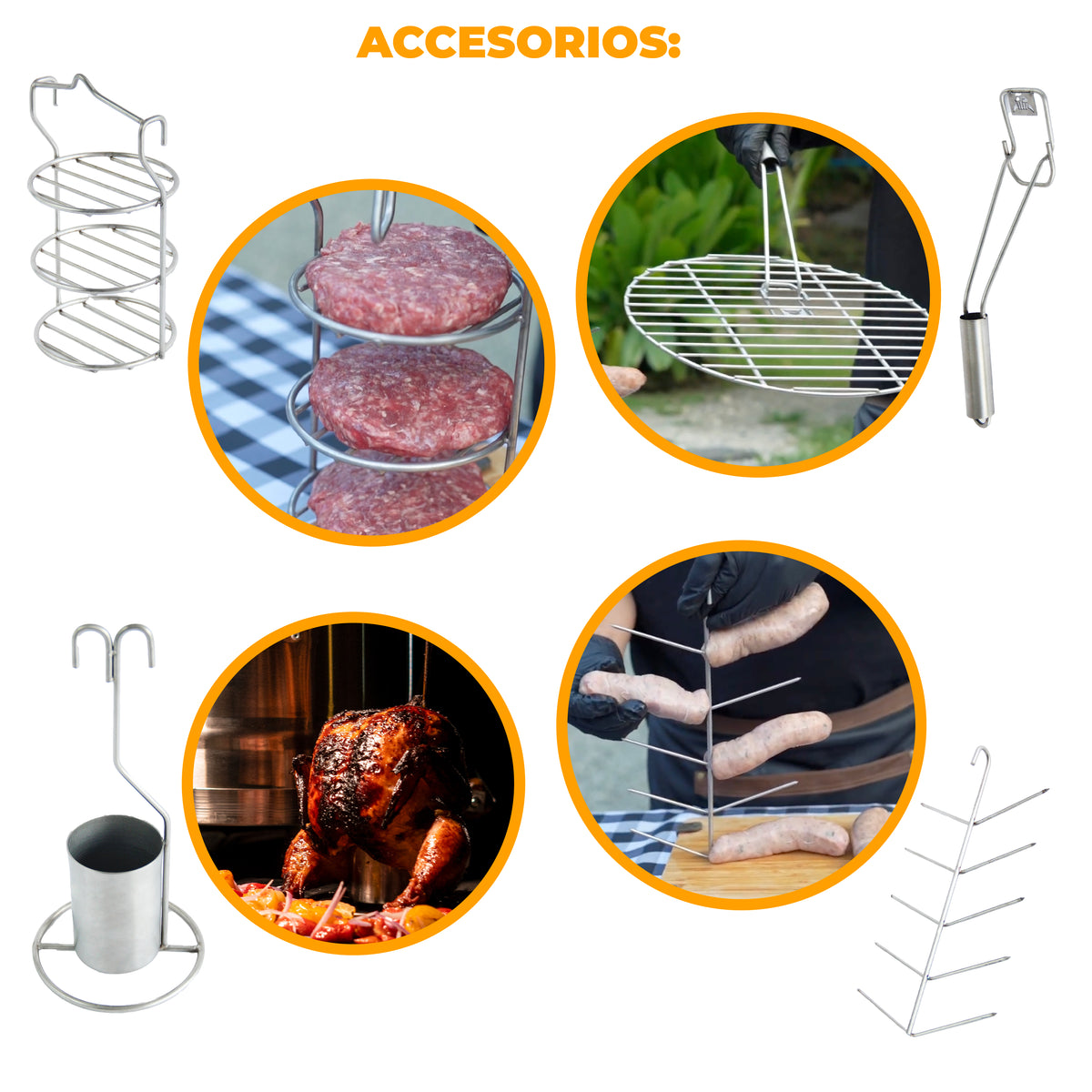 Combo Conquistador Barril Asador Grande | 17 Kg
