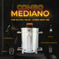 Combo Barril Asador Mediano de 12,7 Kg - Asador Vertical para Carnes al Barril en México