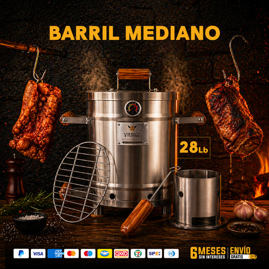 Barril Asador Eco Mediano | 12,7 Kg