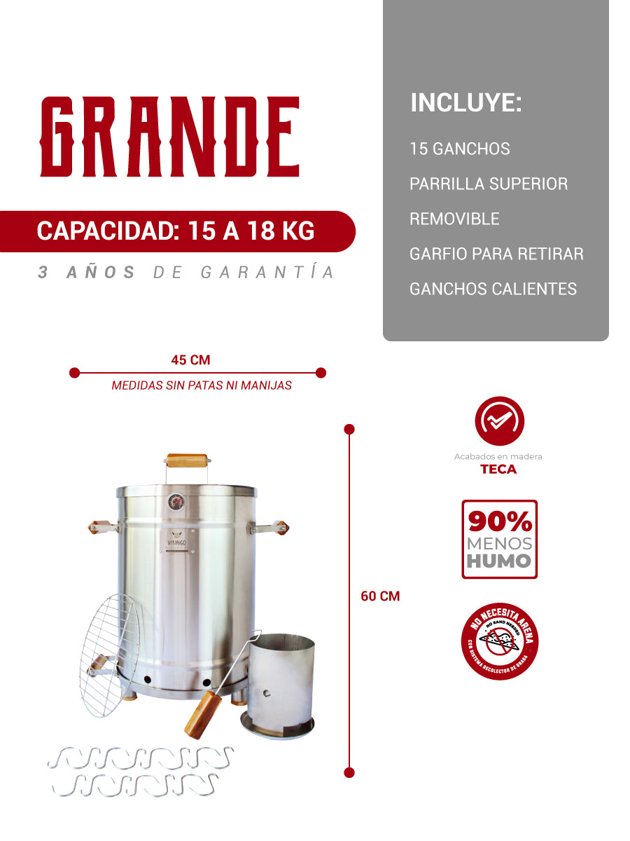 Barril Asador Grande Eco de 18 Kg