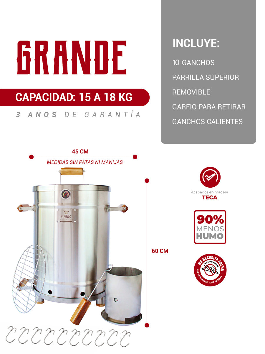 Barril Asador Grande Eco | 17 Kg