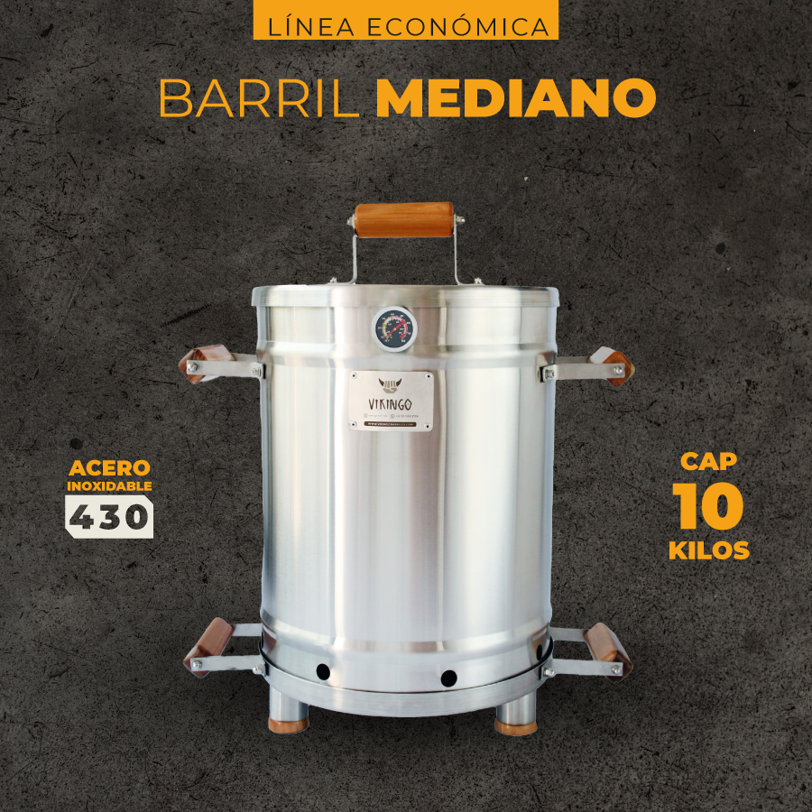 Barril Asador Eco Mediano de 10 Kg