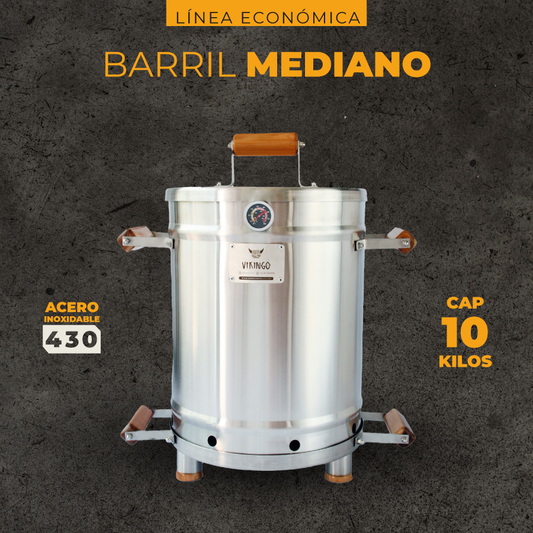 Barril Asador Eco Mediano de 10 Kg