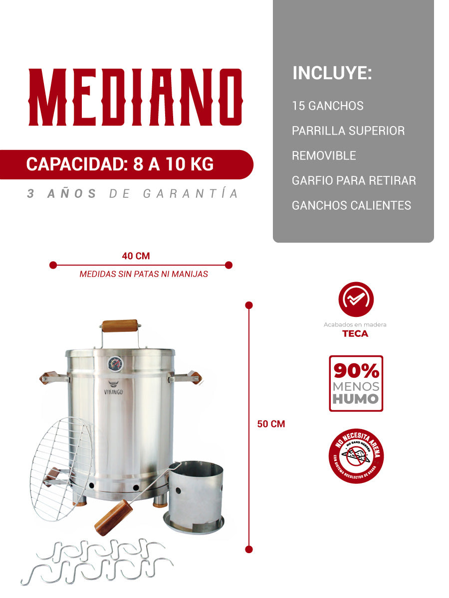 Barril Asador Eco Mediano | 12,7 Kg