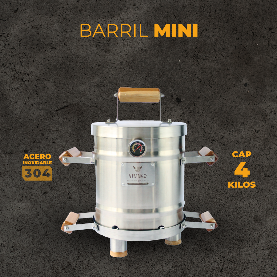 Barril Asador Mini Premium de 4 Kg