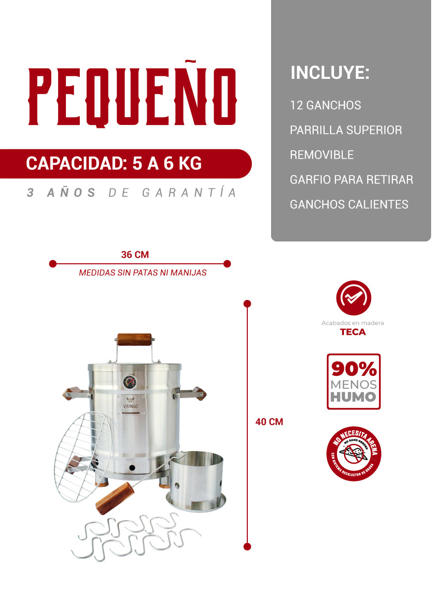 Barril Asador Eco Pequeño de 7 Kg