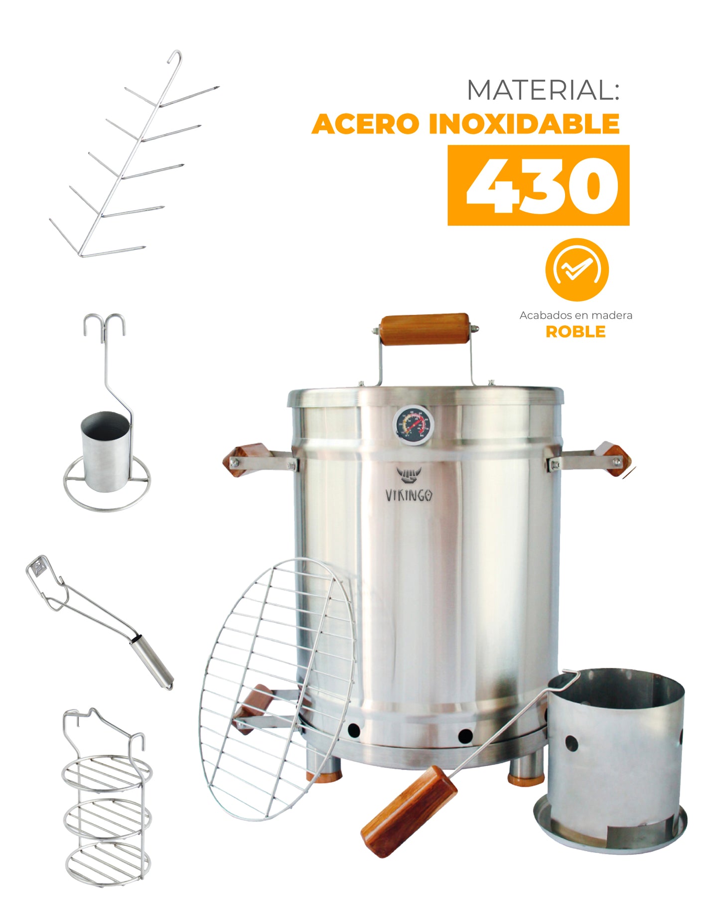 Combo Barril Asador Mediano | 12,7 Kg