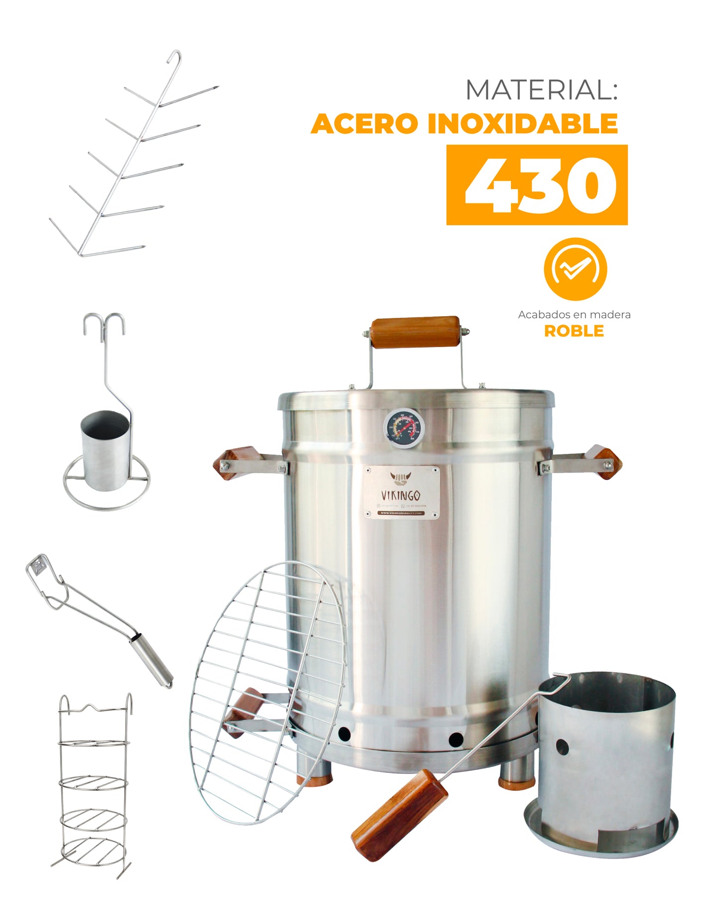 Combo Barril Asador Grande | 17 Kg