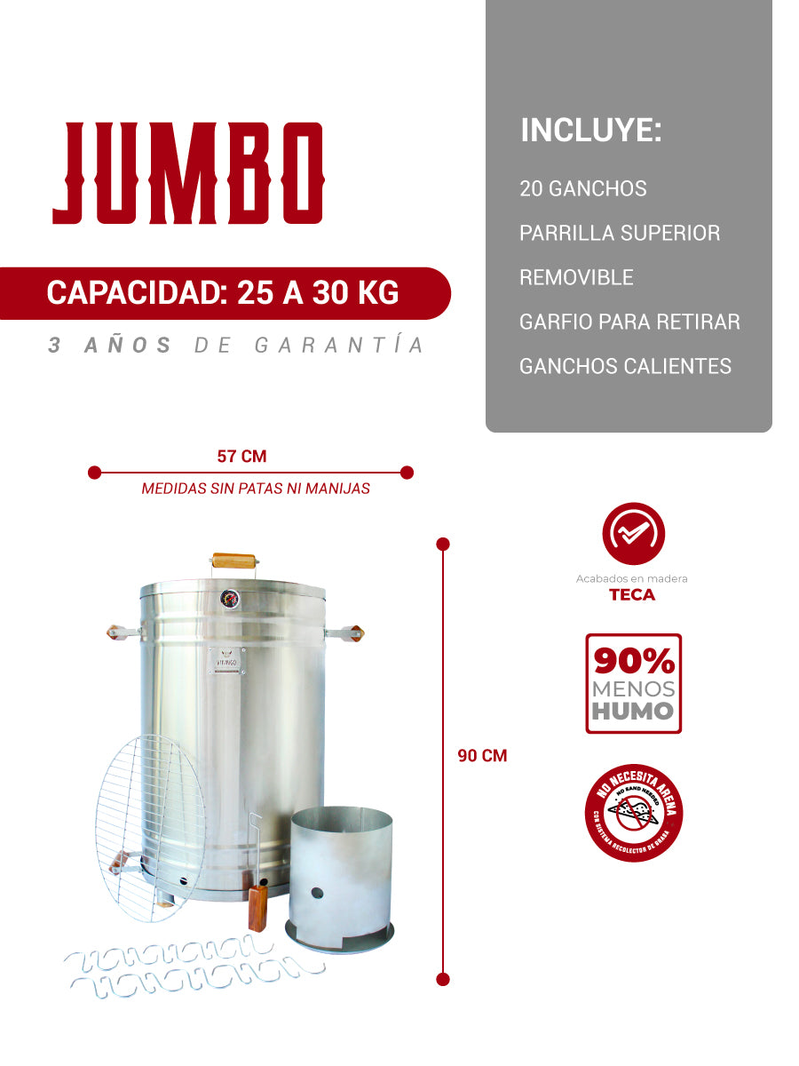Barril Asador Jumbo Eco de 30 Kg